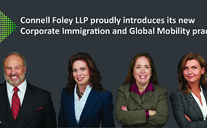Connell Foley Announces Launch of Corporate Immigration Practice with Addition of Boutique Firm Dornbaum & Peregoy